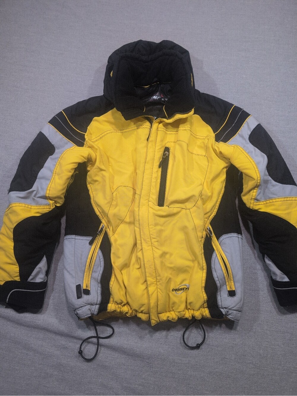 Obermeyer Juniors yellow black winter jacket size 12